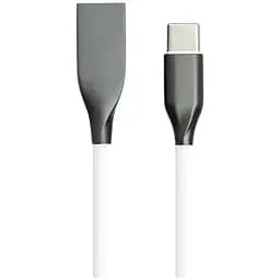 Кабель PowerPlant CA910748 Silicon cable USB - Type-C 2м White