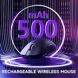 Ігрова бездротова мишка Attack Shark X8 Pro / Три режими підключення / 8К / Сенсор PAW3395 Pro / Black - мініатюра 6