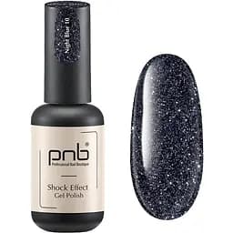 Гель-лак PNB світловідбиваючий Shock Effect PNB 10 Night Blue 8  мл UV/LED