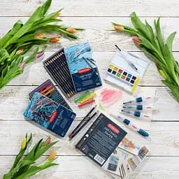 Чорнильні олівці Inktense 12 кольорів Derwent - мініатюра 4