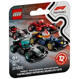 Конструктор LEGO Minifigures Коллекционные автомобили для гонки F1 V111, 29 деталей