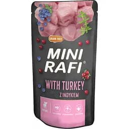 Влажный корм для собак малых пород Dolina Noteci Rafi Mini с индюком 150 г