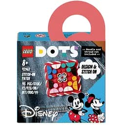 Конструктор LEGO DOTS набор для вышивания Микки Мауса и Минни Маус, 95 деталей (41963)