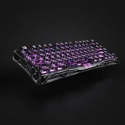 GravaStar Клавіатура механічна Mercury V75 Lite 75keys, Blackcore, USB-A, Transparent Black - мініатюра 4