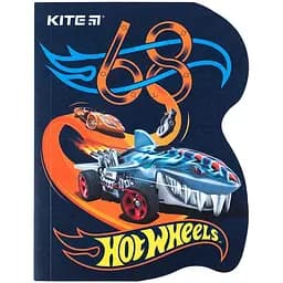 Блокнот Kite Hot Wheels А6 в клетку 60 листов (HW24-223)