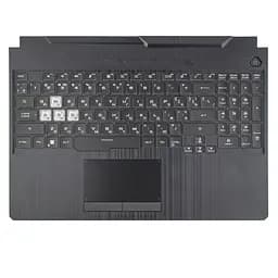 Верхня кришка для Asus FA506 FA566 FX506 FX566, RU/UA (топкейс+клавіатура, 8pin Backlit, 90NR0636-R31UA1)