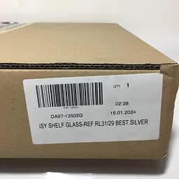 Полиця скляна для холодильника Samsung RB37J5340SL, RB37J5225SA, DA97-13502G 500x355 мм з обрамленням - мініатюра 7