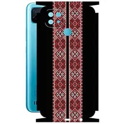 Захисна плівка StatusSKIN для Realme C21 2021 Корпус Вініл Вишиванка 3
