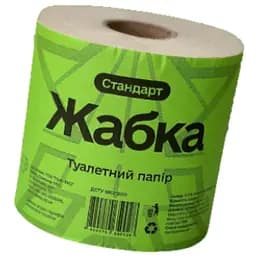 Туалетная бумага Жабка стандарт на гильзе