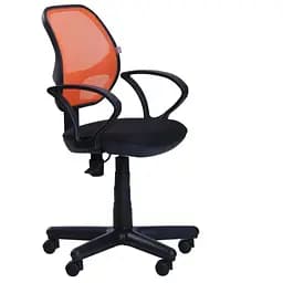 Кресло Чат/АМФ-4 сиденье Сетка бордо/спинка Сетка оранжевая