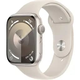 Смарт-годинник Apple Watch Series 9 GPS Starlight Aluminum Case with Starlight Sport Band 41 мм S/M (MR8T3)