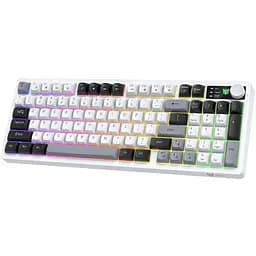 Клавіатура Onikuma бездротова ігрова з RGB підсвіткою MT-92 геймерська мембранна Bluetooth для ігор та ПК