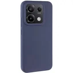 Чехол Silicone Cover Lakshmi (AAA) для Xiaomi Redmi Note 13 5G Темно-синий / Midnight blue