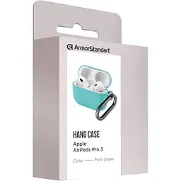 Чохол ArmorStandart Hang Case для Apple AirPods Pro 3 Mint Green (ARM88277) [149500] - мініатюра 3