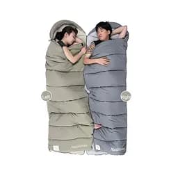 Спальник Naturehike M300 (CNK2350WS023) +6°C - з капюшоном - лівий - світло-зелений - мініатюра 5