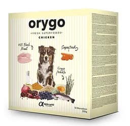 Напіввологий корм ORYGO Chicken для дорослих собак всіх порід (з куркою та морквою) 3,6 кг