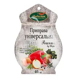 Приправа Любисток Рецепти від шефа, універсальна, без солі, 40 г (616724)