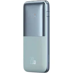 Зовнішній акумулятор Baseus Bipow Pro Digital Display 10000 mAh 20W (PPBD040103) блакитний - мініатюра 4