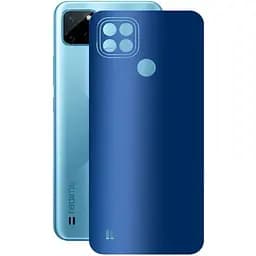 Захисна плівка StatusSKIN для Realme C21Y 2021 Корпус Вініл Синій матовий