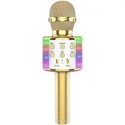 Микрофон с караоке Epik WS858L Gold [124189]