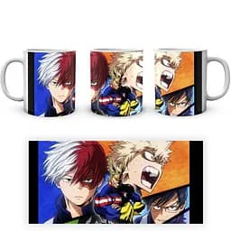 Кухоль GeekLand Моя геройська академія My Hero Academia Всемогутній, Тодорокі, Бакуго та Ііда Колаж MHA 02.528 330 мл білий - мініатюра 3