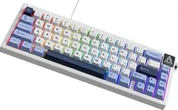 Клавіатура Ajazz AK650 Sea Salt switches Blue White Blue (AK650-SS-BWB) - мініатюра 3