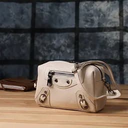 Компактна сумка жіноча Vintage з декором з натуральної шкіри 17х11х8 см sum0027589 - мініатюра 9