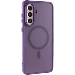 Чохол TPU Bloom with MagSafe для Samsung Galaxy S25 FE Purple - мініатюра 2