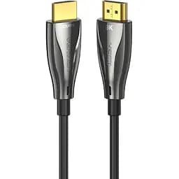 Кабель HDMI M - M, 60.0 м, V2.1, Optical 8K 60Гц 48Gbps Dolby 7.1 TPE Black Zinc Alloy Type Vention - мініатюра 4