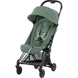 Прогулочная коляска Cybex Coya Matt Black Leaf Green (522004355)