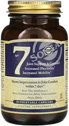 Препарат для суглобів і зв'язок Solgar No 7 Joint Support & Comfort, 90 вегакапсул