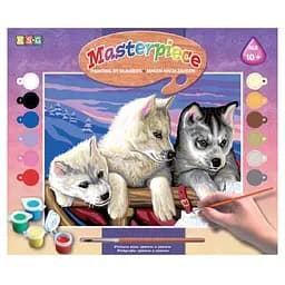 Набор для творчества Sequin Art Painting By Numbers Senior Хаски (SA1036)