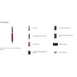 Фен-стайлер Dyson Airwrap Multi-Styler and Dryer Straight to Wavy Velvet Red/Gold (596926-01) [126832] - мініатюра 4