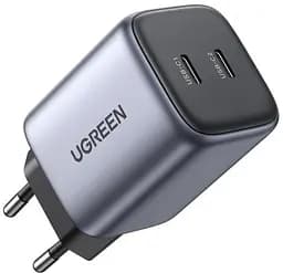 Блок питания зарядное устройство Ugreen CD294 Nexode 45 W Charger серый (90573)