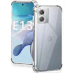 TPU чехол GETMAN Ease logo усиленные углы Full Camera для Motorola Moto E13