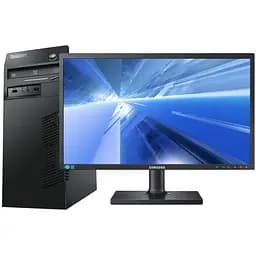 Комплект Комп'ютер Lenovo M72e Tower (i5-3470/8/240SSD/500) + Монітор 22" Samsung S22C450BW Б/В