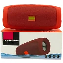 Портативна Bluetooth колонка Сharge mini 3+ акумуляторна переносна блютуз із вологозахистом бумбокс Червона - мініатюра 4