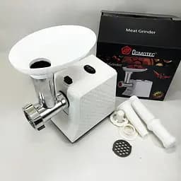 М'ясорубка електрична domotec r3391 2000 Вт, компактна м'ясорубка для дому, м'ясорубка 3 в 1 - мініатюра 3