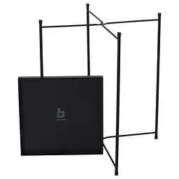Складний стіл Bo-Camp Bedford 30x30 cm Black (1404324), Чорний - мініатюра 3