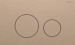 Клавіша змиву Geberit Sigma40 Round Червоне золото 115.628.QB.1, Золотий