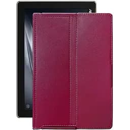Чохол StatusCASE з екошкіри для планшету Asus ZenPad 10 (Z301M-1D027A-P028) Бордовий