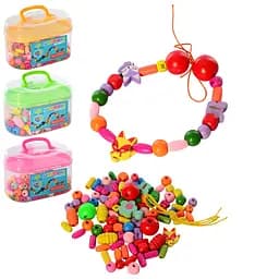 Детская развивающая игрушка Шнуровка MD 2200 деревянная