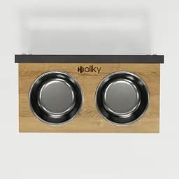 Hollky Flex S — миски на регульованій підставці для маленьких собак (2 × 0.450 л) - мініатюра 5