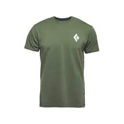Футболка чоловіча Black Diamond M SS Equipment For Alpinist Tee M Оливковий - мініатюра 4