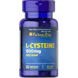 Аминокислота Puritan's Pride L-Cysteine 500 мг 50 капсул