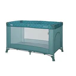 Игровой детский манеж от рождения до 3-х лет Torino 1 Layer Arctic Floral Lorelli Голубой