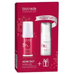 Подарочный набор Biotrade Acne Out Активный крем 30 мл + Мягкая очищающая пена 20 мл (3800221841355)
