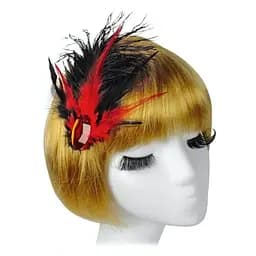 Заколка з пір'ям