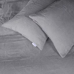 Підковдра MirSon №20-02 Waffle Gray 110х140 см сіра (2200011032979) - мініатюра 2