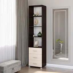 Пенал открытый Эверест Бриз-16 с ящиками Венге/Дуб молочный (DTM-2283)